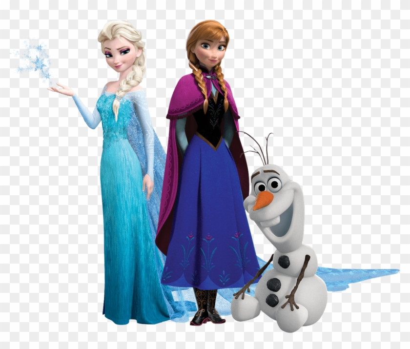 Frozen Trio - Frozen Anna And Elsa Png Clipart #90644