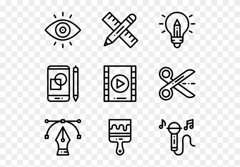 Art & Design - Concert Icon Clipart #90670