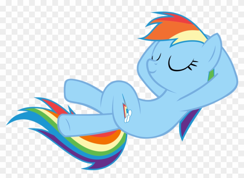 Sleep Png Transparent - Rainbow Dash Clipart #91068