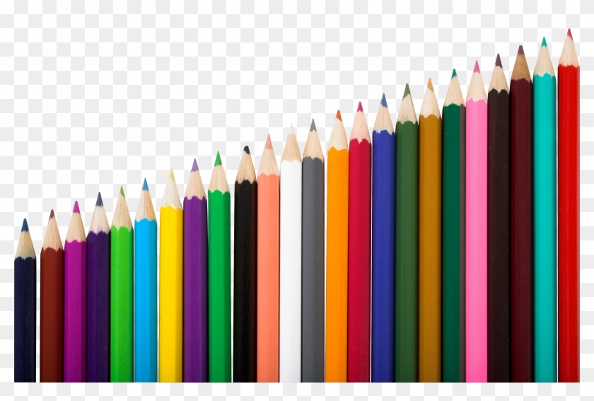 Colorful Pencils Png Image - Color Pencil Png Clipart #91116