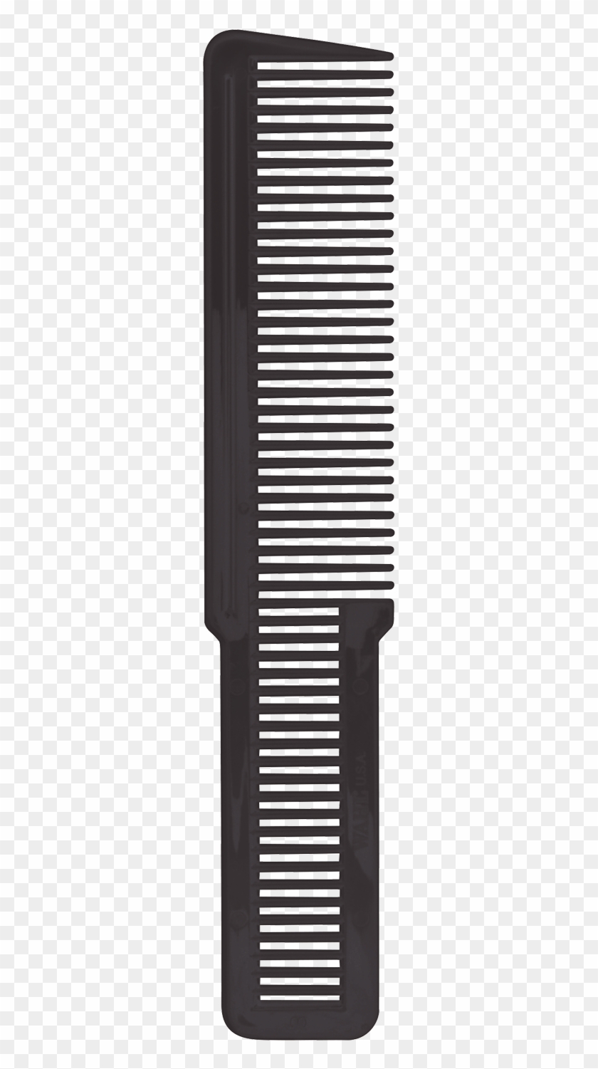 Black Clipper Comb - Flat Top Comb - Png Download