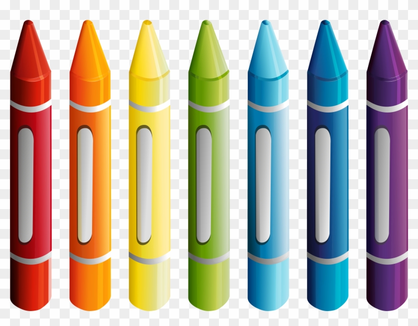 Seven Crayons , Png Download Clipart #91432
