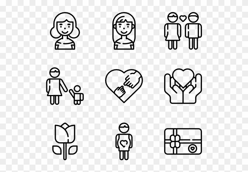 Mothers Day - Family Icon Transparent Background Clipart #91457