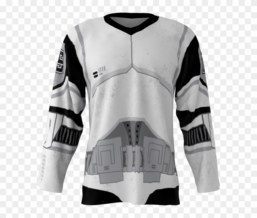 Storm Troopers Custom Hockey Jersey - Cardigan Clipart