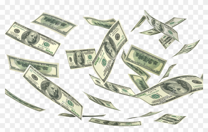 Falling Money Transparent Png Svg Library Stock Clipart #91937