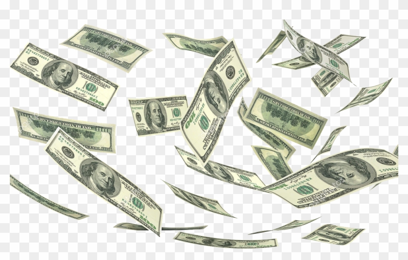Falling Money Transparent Png Svg Library Stock Clipart