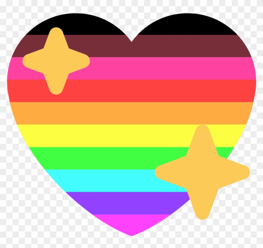 You Can Buy This Set Over Here - Lesbian Flag Heart Emoji Clipart
