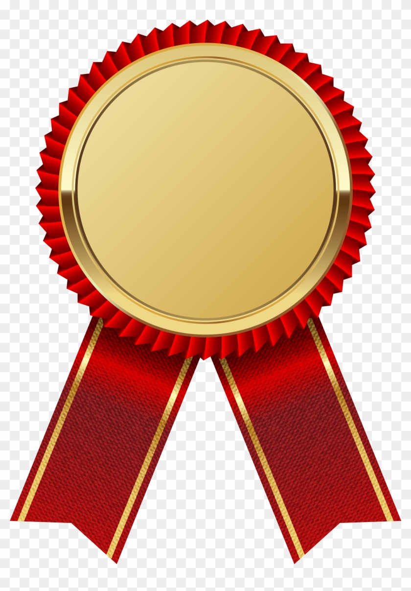 Gold Ribbon Png Image Background - Medal Ribbon Png Clipart