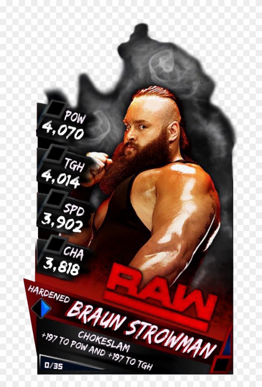 Wrestlemania Supercard Braunstrowman R10 Summerslam - Roman Reigns Wwe Supercard Clipart #92072
