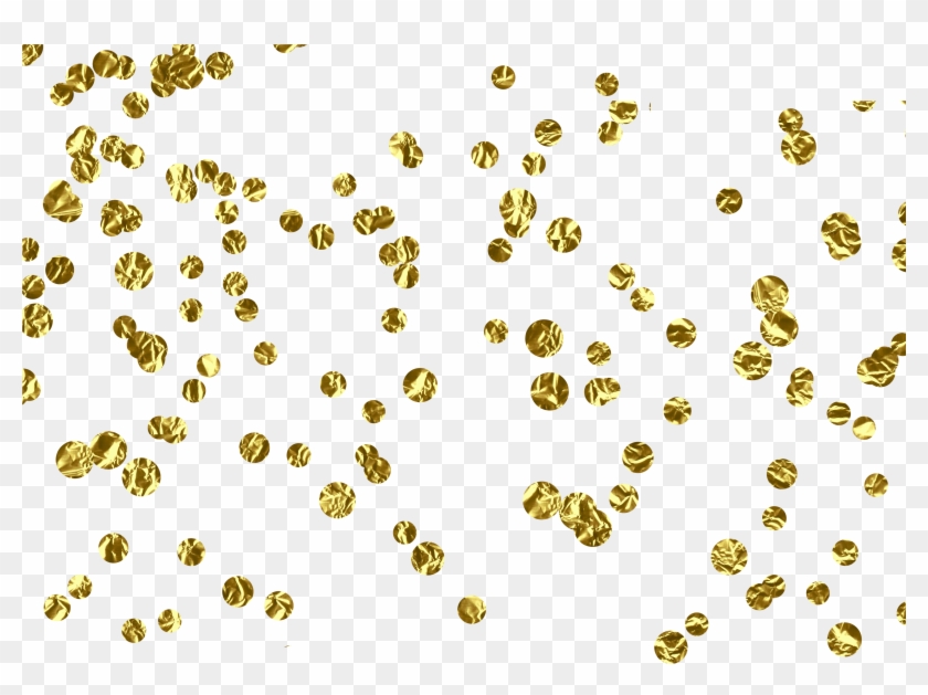 Gold Confetti Border Png Png Library Stock Clipart #92182