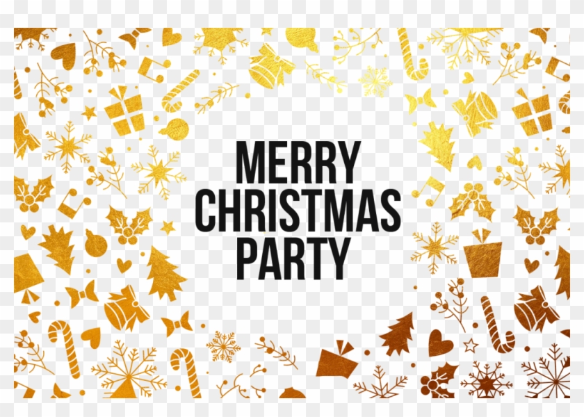 Free Gold Christmas Background Png Images - Merry Christmas Background Png Clipart #92361