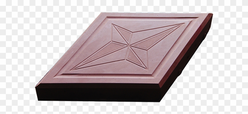 Vibrocast Paving Slabs Rhombus "wind Rose - Wood Clipart #92743