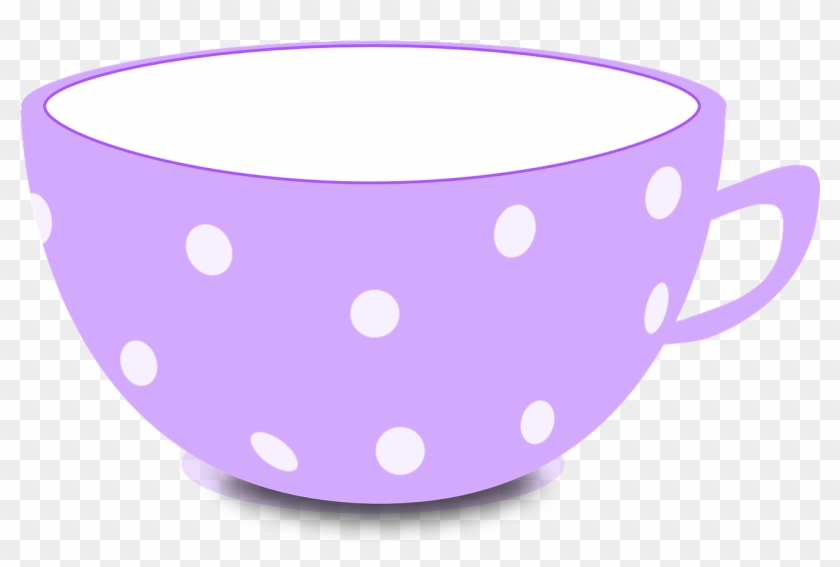 Cup Purple Tea - Cute Tea Cup Clipart - Png Download #92765