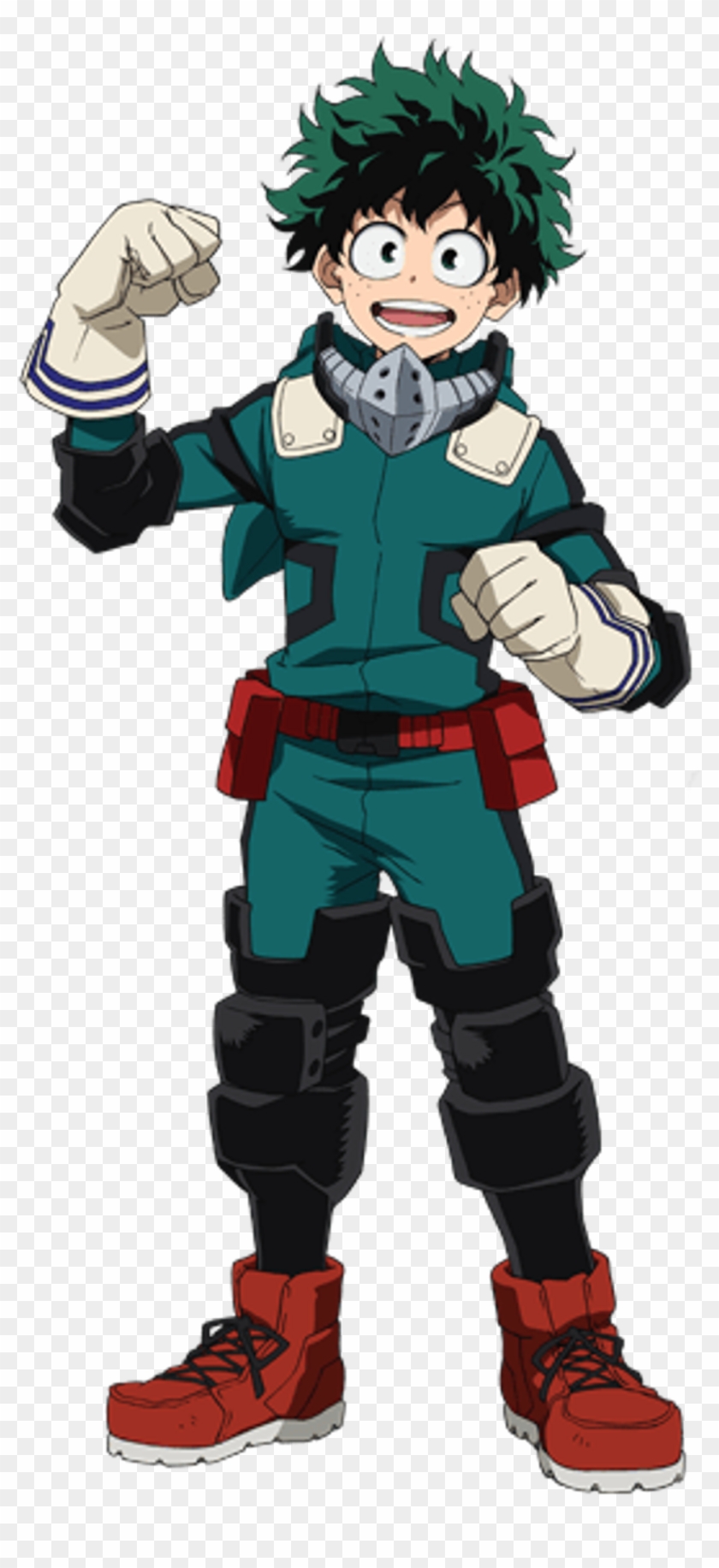 Izuku Midoryia - Deku - Izuku Midoriya Hero Costume Clipart
