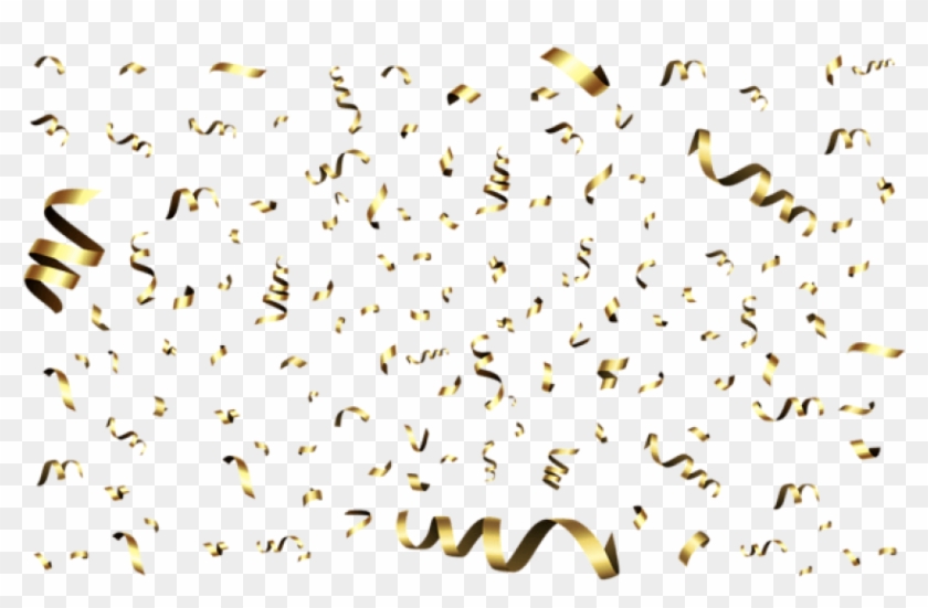 Free Png Download Confetti Gold Transparent Png Images - Gold Transparent Confetti Png Clipart