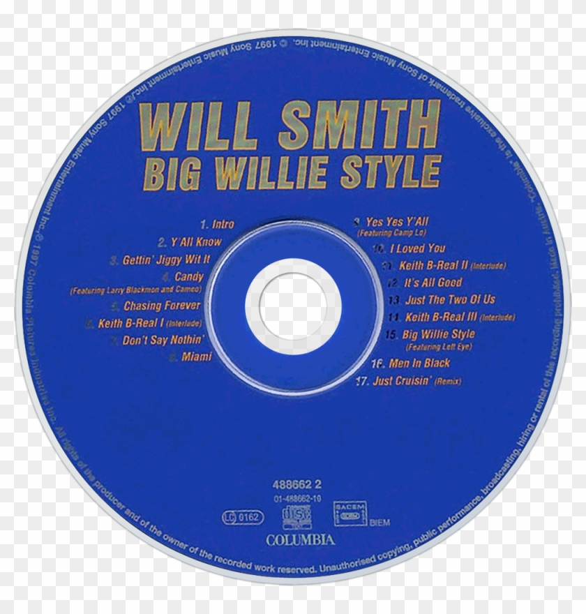 Will Smith Big Willie Style Cd Disc Image - Cd Clipart