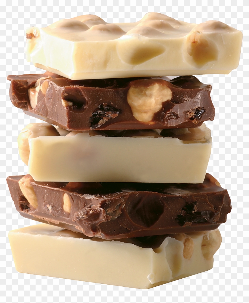 White And Dark Chocolate Bars Png Picture - Chocholate Png Clipart #93974