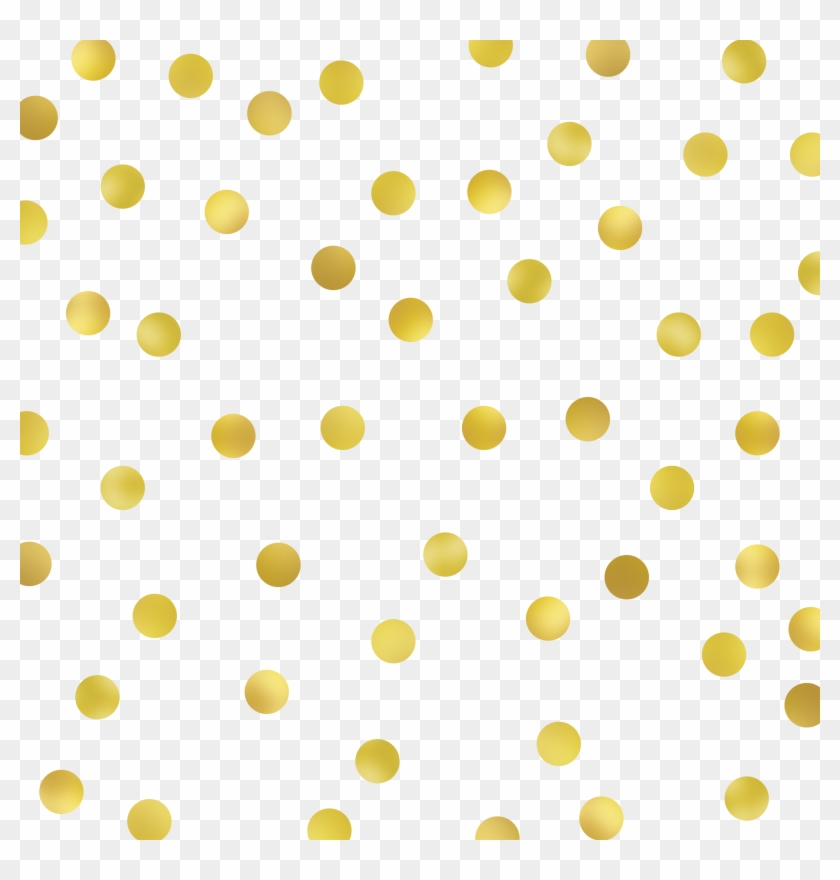 Desktop Wallpaper Polka Photography - Gold Polka Dots Png Clipart #94340