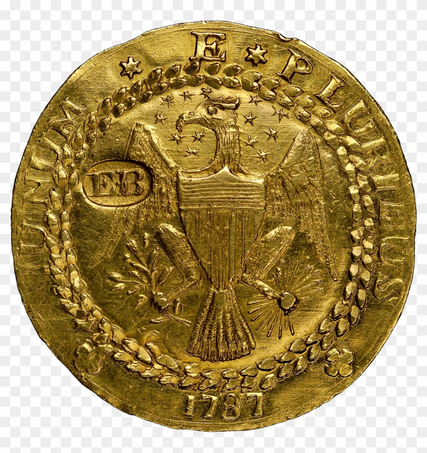 1787 Brasher Doubloon Transparent Background - Old Coin Transparent Background Clipart