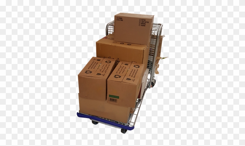 Peel N Stick Poster Of Moving Trolley Delivery Package - We Haul Movers Clipart #94420