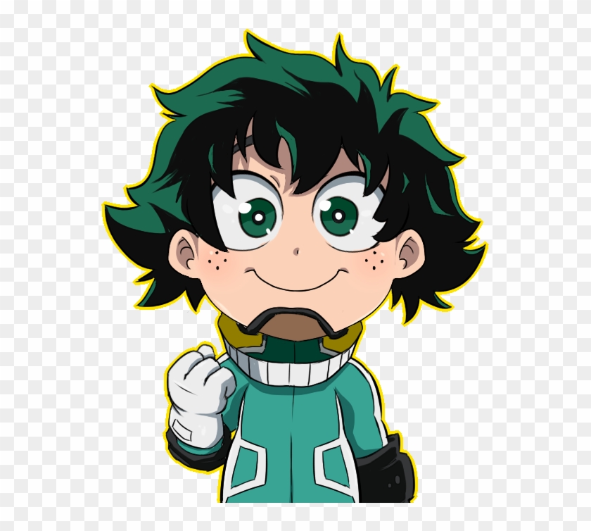 Png Library Download Deku Chibi By Sciencepanda On - Imagenes De Deku Png Clipart #94474