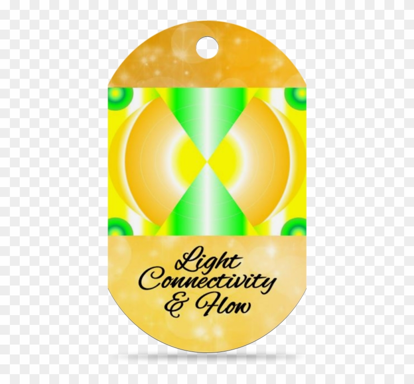 Light Connectivity Flow Gold Background Medallion - Graphic Design Clipart