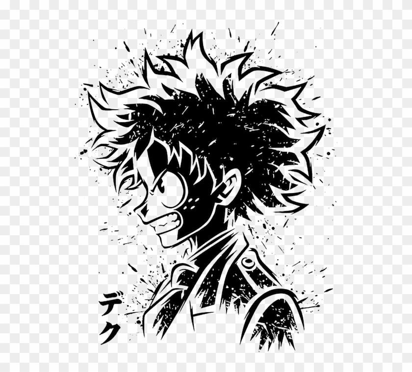 Bleed Area May Not Be Visible - My Hero Academia Deku Merch Clipart #94596