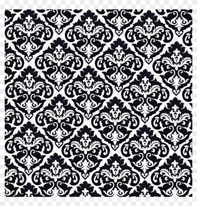1600 X 1600 9 - Background Black Floral Vintage Clipart #94702