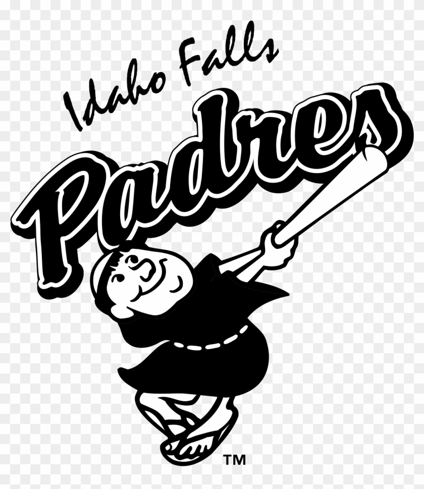 Idaho Falls Padres Logo Png Transparent - San Diego Padres Friar Clipart #94807