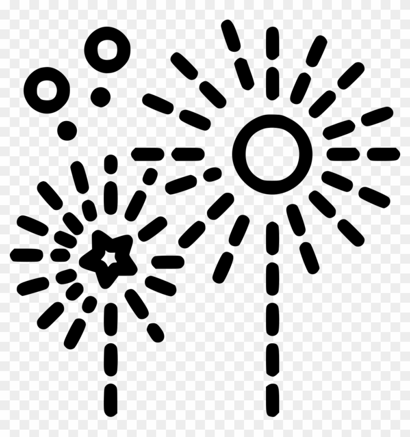 Fireworks Comments - Burst Line Art Clipart