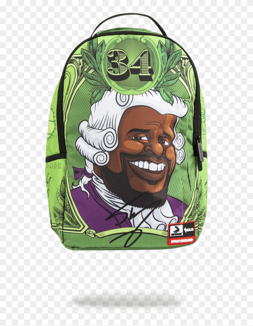 Sprayground Nba Backpack X Shaq Washington - Shaquille O Neal Sprayground Clipart #95357