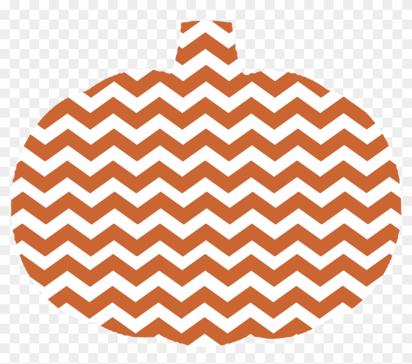 28 Collection Of Chevron Pumpkin Clipart - Plate - Png Download #95358