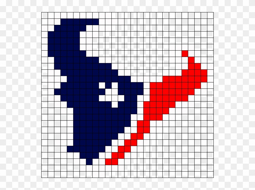 Texans Logo Perler Bead Pattern / Bead Sprite - Perler Bead Patterns Texans Clipart