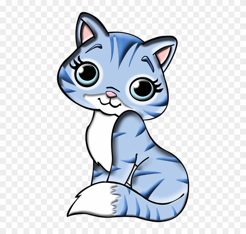 Cute Cat Clipart - Png Download