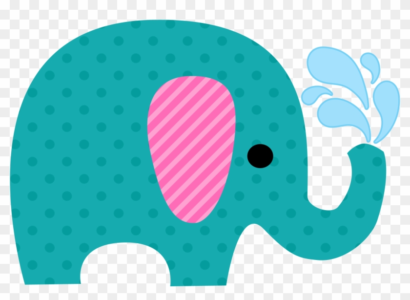 Elefante Chevron Png - Elefante Bebe Dibujo Clipart #95719