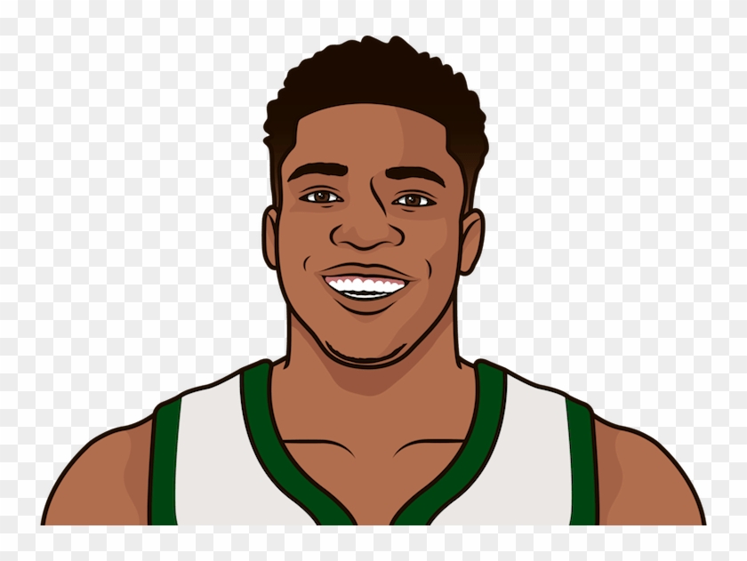Giannis Antetokounmpo Is The First Player With At Least - Giannis Antetokounmpo Cartoon Clipart