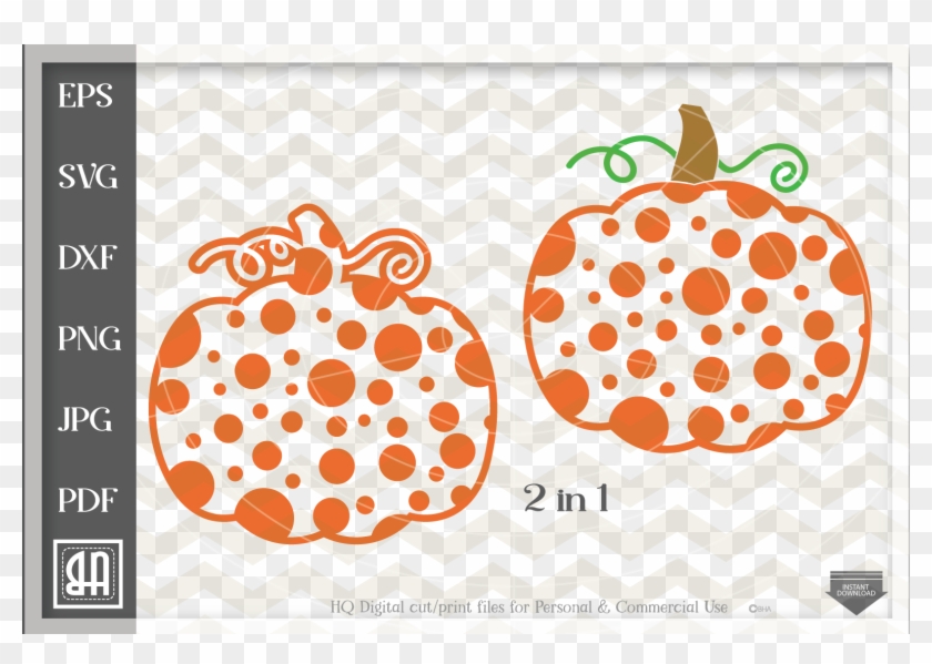 Pumpkin Chevron Pattern Svg Graphic By Blueberry Hill - Circle Clipart