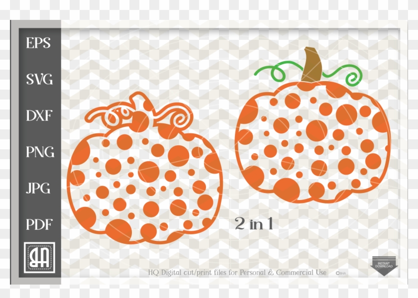 Pumpkin Chevron Pattern Svg Graphic By Blueberry Hill - Circle Clipart #96423
