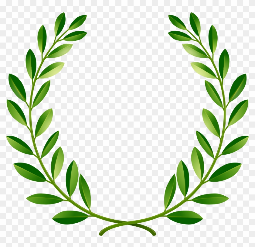 Boho Vector Laurel Wreath Clipart