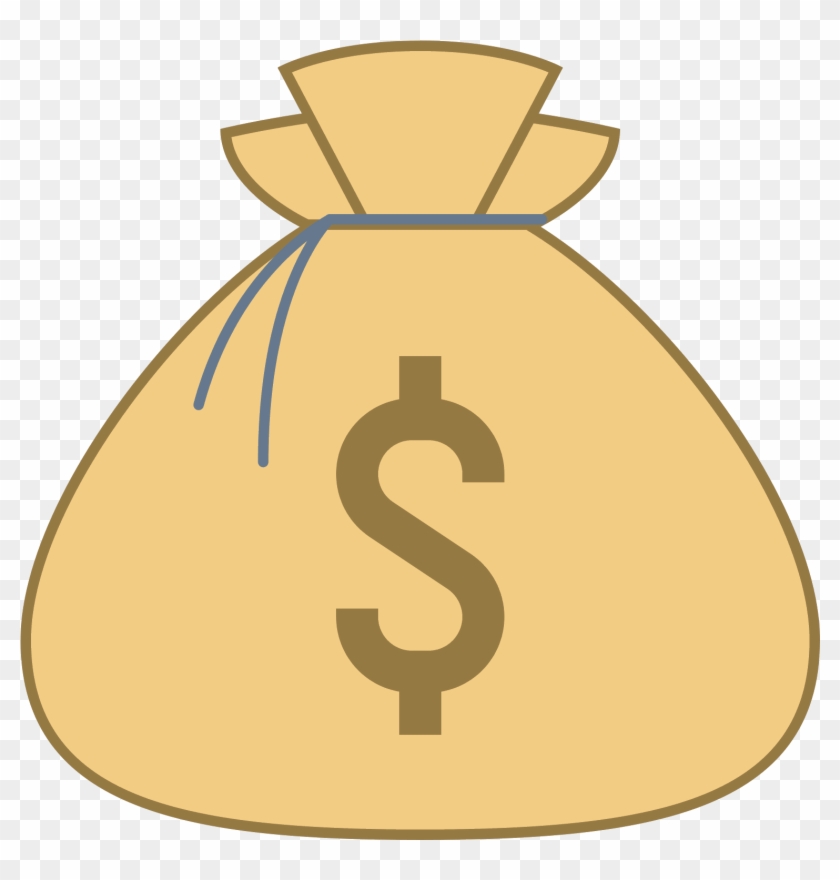 Money Bag Computer Icons Clip Art - Transparent A Bag Of Money - Png Download