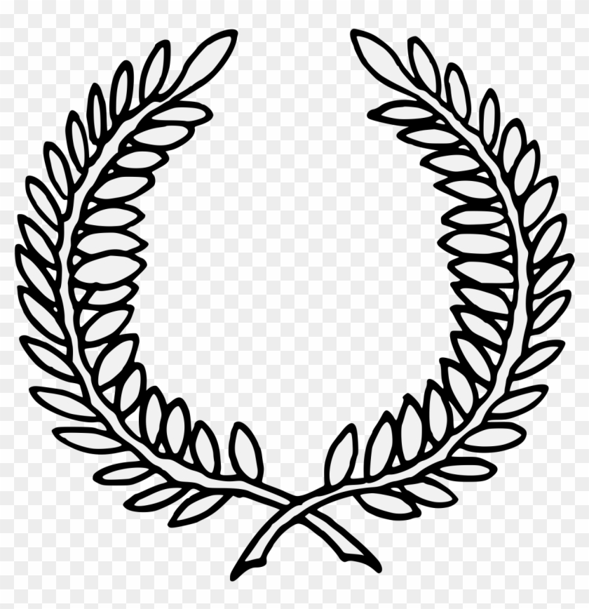 Details, Png - Bay Laurel Laurel Wreath Lineart Png Clipart #96737