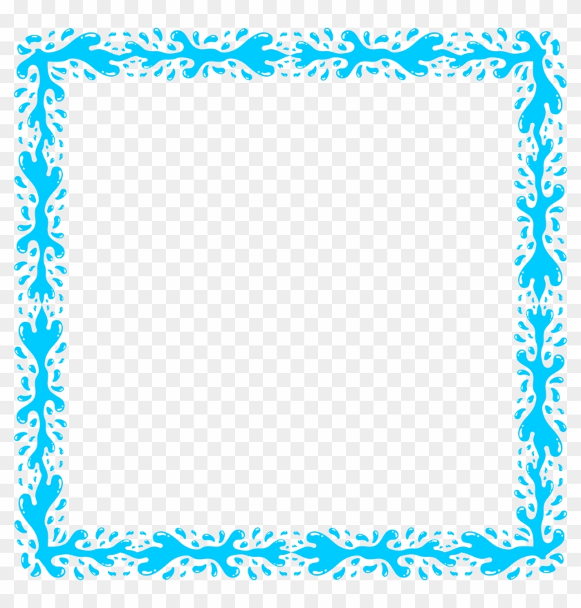 Teeth Clipart Chevron - Aqua Frame - Png Download