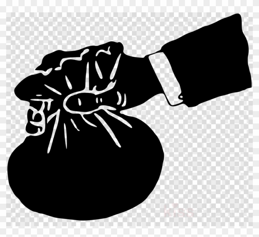 Black Money Bag Png Clipart Money Bag Clip Art - Vinyl Record Black And White Png Transparent Png