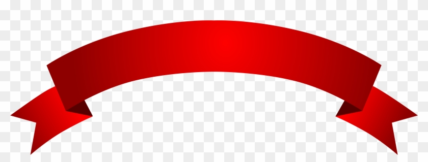 Red Banner Vector Png Download - Banner Transparent Background Ribbon Clipart
