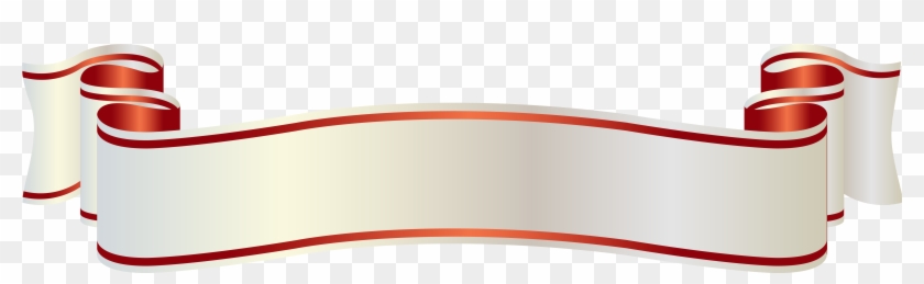 Red Banner Png - White And Red Banner Clipart #97017