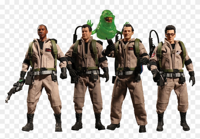 12 Collective 1/12th Scale Action Figure Deluxe 4-pack - Mezco Ghostbusters One 12 Collective Box Set Clipart