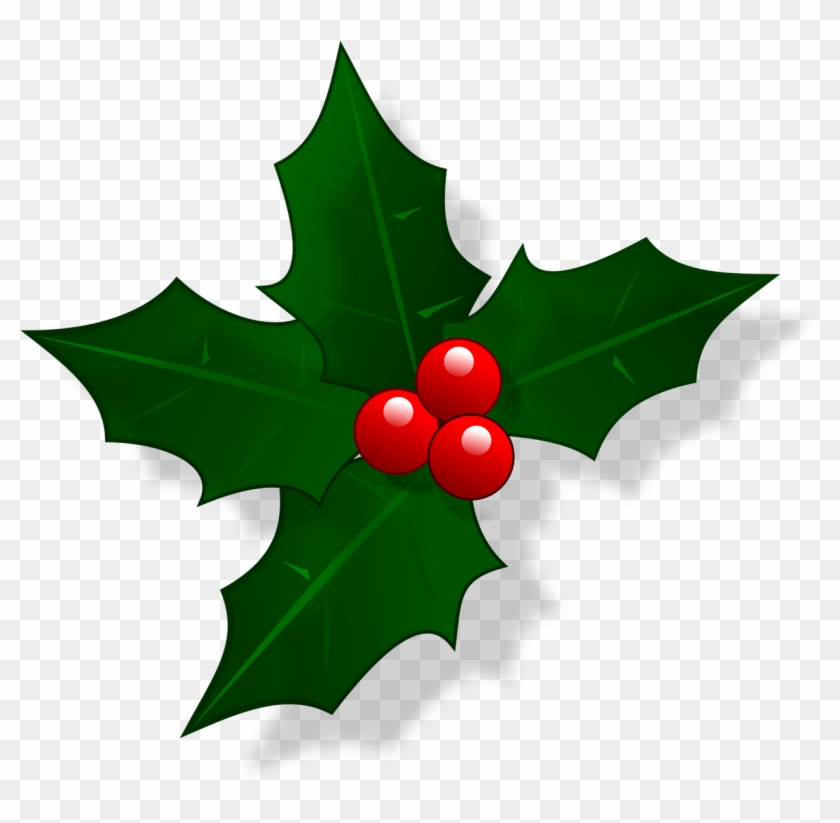 Holly Leaf Png - Christmas Holly Png Clipart #97167