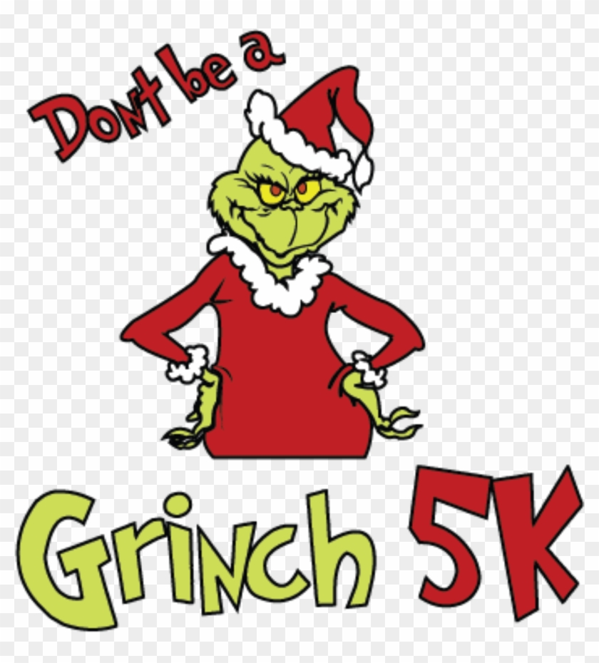 Cropped Cropped Grinch 5k Logo 1 - Christmas Grinch Clipart #97287