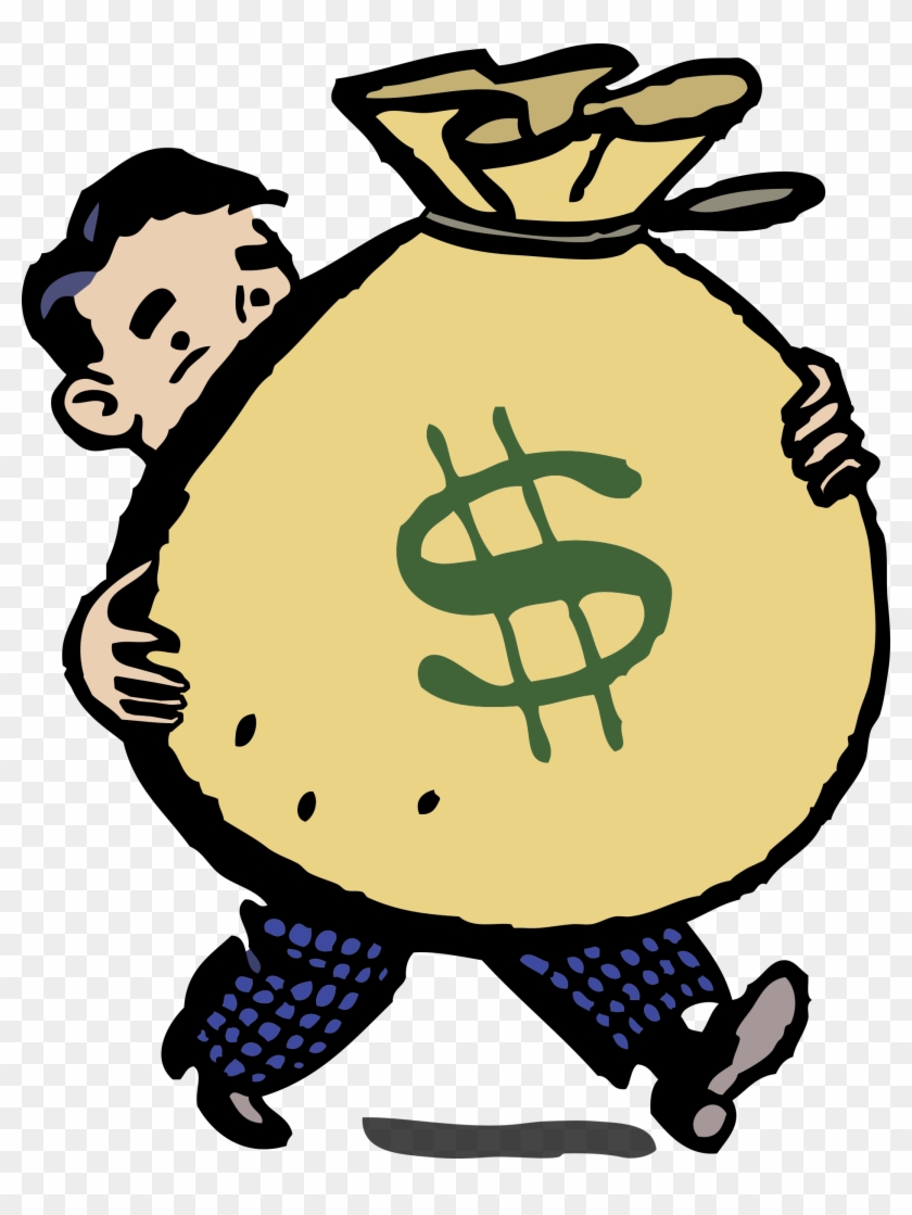 Clip Art Colour Big Image Png - Clipart Money Bag Transparent Png