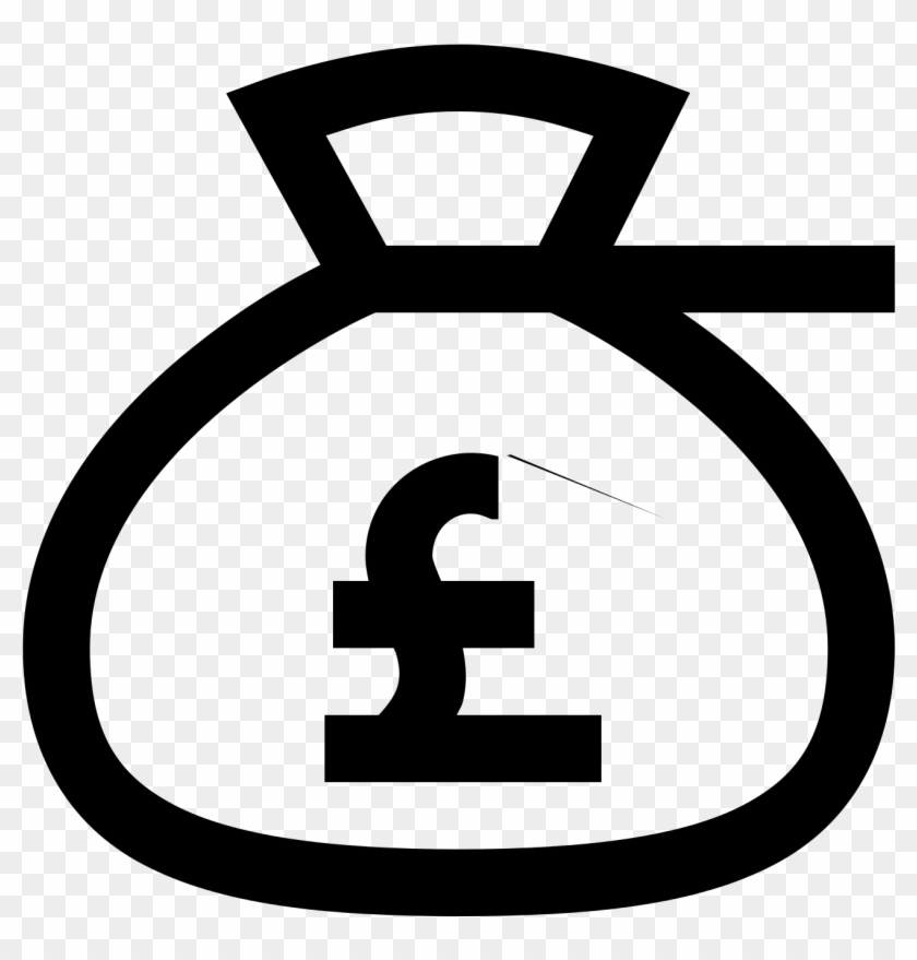 Computer Icons Money Bag Euro Clip Art - Icon - Png Download